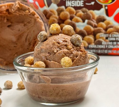 ninja creami high protein resees puffs