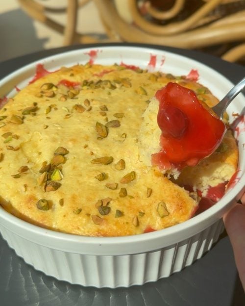 Slice of Healthy Dump Cake